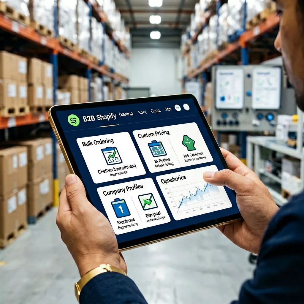Shopify B2B Development visual Shopify B2B Development visual