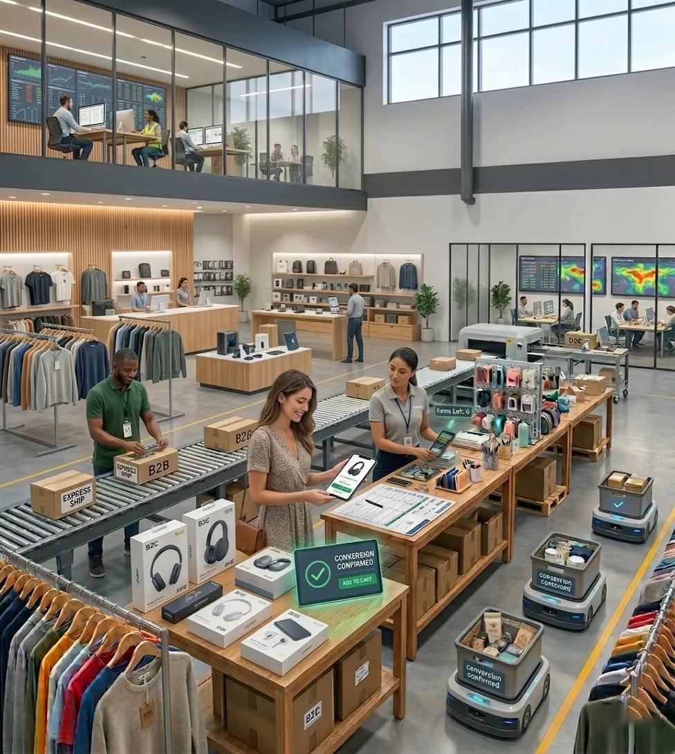 Shopify B2C Development visual Shopify B2C Development visual
